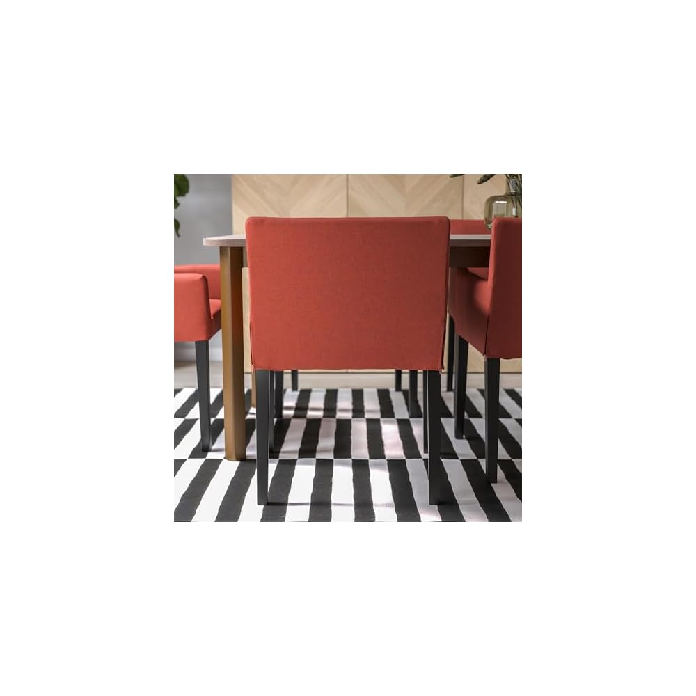 MÅRENÄS chair with armrests, black/Gunnared red-brown